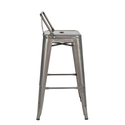 KH010100972 Krzesło barowe TOWER BACK 66 (Paris) metal King Home