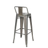 KH010100972 Krzesło barowe TOWER BACK 66 (Paris) metal King Home