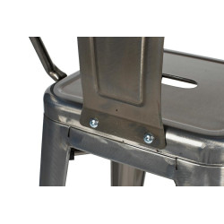 KH010100972 Krzesło barowe TOWER BACK 66 (Paris) metal King Home