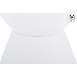 PP612.WHITE MODESTO stołek TAMBURO biały - polipropylen King Home