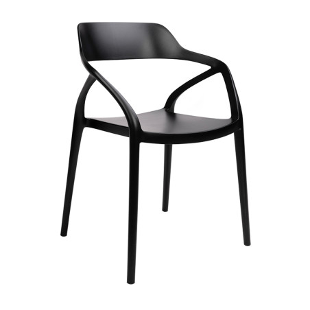 347-APP Krzesło GLORIA czarne - polipropylen King Home