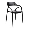 347-APP Krzesło GLORIA czarne - polipropylen King Home