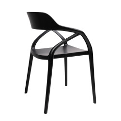 347-APP Krzesło GLORIA czarne - polipropylen King Home