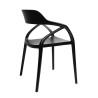 347-APP Krzesło GLORIA czarne - polipropylen King Home
