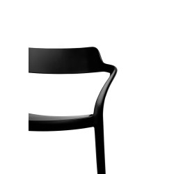 347-APP Krzesło GLORIA czarne - polipropylen King Home