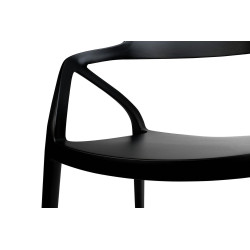 347-APP Krzesło GLORIA czarne - polipropylen King Home