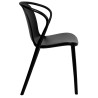 337-APP Krzesło SPARKS czarne - polipropylen King Home