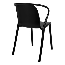 337-APP Krzesło SPARKS czarne - polipropylen King Home