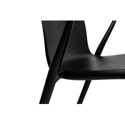 337-APP Krzesło SPARKS czarne - polipropylen King Home