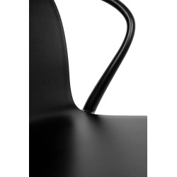 337-APP Krzesło SPARKS czarne - polipropylen King Home