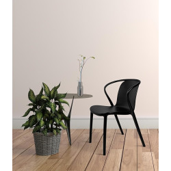 337-APP Krzesło SPARKS czarne - polipropylen King Home
