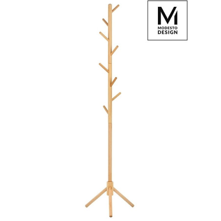 281.NATURAL MODESTO wieszak stojący STICK naturalny - drewno bukowe King Home