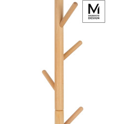 281.NATURAL MODESTO wieszak stojący STICK naturalny - drewno bukowe King Home