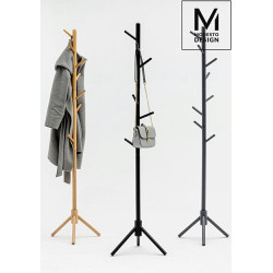 281.NATURAL MODESTO wieszak stojący STICK naturalny - drewno bukowe King Home