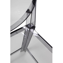 KH010100226 Krzesło barowe VICTORIA 65 cm dymione - poliwęglan King Home