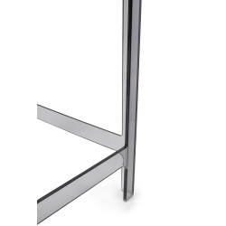 KH010100226 Krzesło barowe VICTORIA 65 cm dymione - poliwęglan King Home