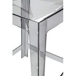 KH010100226 Krzesło barowe VICTORIA 65 cm dymione - poliwęglan King Home