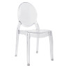 PC502.CLEAR Krzesło ELIZABETH transparentne - poliwęglan King Home