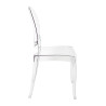 PC502.CLEAR Krzesło ELIZABETH transparentne - poliwęglan King Home