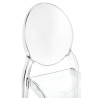 PC502.CLEAR Krzesło ELIZABETH transparentne - poliwęglan King Home