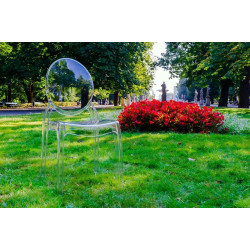 PC502.CLEAR Krzesło ELIZABETH transparentne - poliwęglan King Home