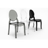 PC502.CLEAR Krzesło ELIZABETH transparentne - poliwęglan King Home