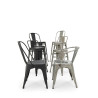 KH010100959 Krzesło TOWER ARM (Paris) metal King Home