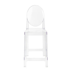 KH010100214 Krzesło barowe VICTORIA 65 cm transparentne King Home