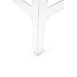 KH010100214 Krzesło barowe VICTORIA 65 cm transparentne King Home
