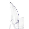 KH010100214 Krzesło barowe VICTORIA 65 cm transparentne King Home