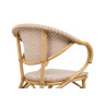 KH1501100220 Krzesło BISTRO PARIS ARM jasnobrązowe rattan King Home