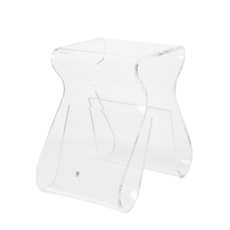 322720-165UMBRA stołek MAGINO przezroczysty King Home