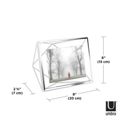 313016-158UMBRA ramka na zdjęcia PRISMA 10x15 cm - chromowana King Home