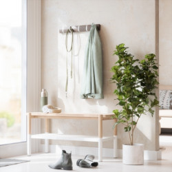 318850-1143UMBRA wieszak na ubrania FLIP 5 drewno niklowane King Home