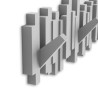 318211-918UMBRA wieszak na ubrania STICKS szary King Home
