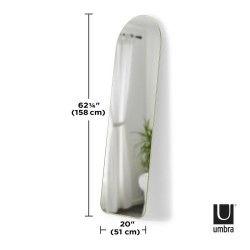 1017062-104UMBRA lustro łukowe HUBBA 51 x 157 cm złote King Home