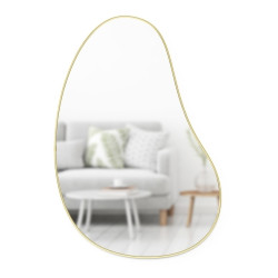 1018529-104UMBRA lustro ścienne HUBBA 86 cm złote King Home