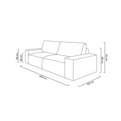 5900168831308Sofa PILLOW z funkcją spania - II grupa tkanin King Home