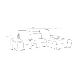 5900168831582Narożnik CONTINENTAL z funkcją spania - I grupa tkanin King Home