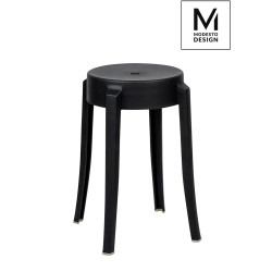 C1070.BLACK MODESTO stołek CALMAR 46 czarny - polipropylen King Home