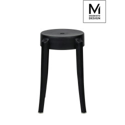 C1070.BLACK MODESTO stołek CALMAR 46 czarny - polipropylen King Home