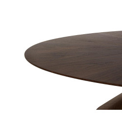 KH1501100291Stół UFO orzech / naturalny fornir King Home