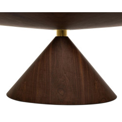 KH1501100291Stół UFO orzech / naturalny fornir King Home