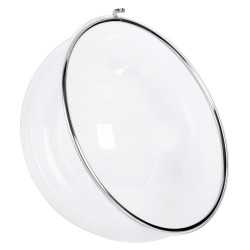 JH-200.L.GREY.17W Fotel wiszący BUBBLE poduszka jasnoszara - korpus akryl, poduszka wełna King Home