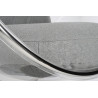 JH-200-1.L.GREY.17W Fotel BUBBLE STAND poduszka jasnoszara - podstawa chrom, korpus akryl, poduszka wełna King Home