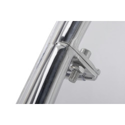 JH-200-2.L.GREY.17W Fotel BUBBLE STAND 2 poduszka jasnoszara - akryl, chrom, wełna King Home