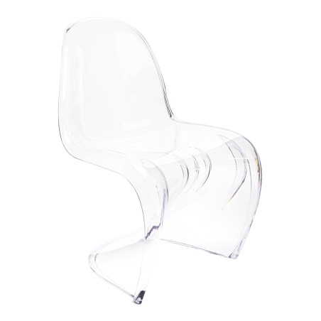 KH010100212 Krzesło HOVER PC transparentne - poliwęglan King Home