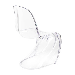 KH010100212 Krzesło HOVER PC transparentne - poliwęglan King Home