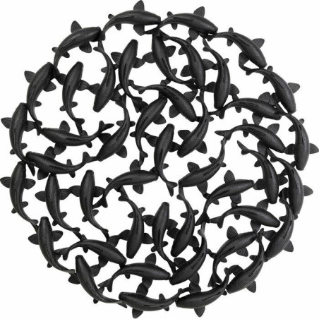 54341KARE dekoracja ścienna SCHOOL OF KOI 160  czarna King Home