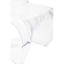 KH010100212 Krzesło HOVER PC transparentne - poliwęglan King Home